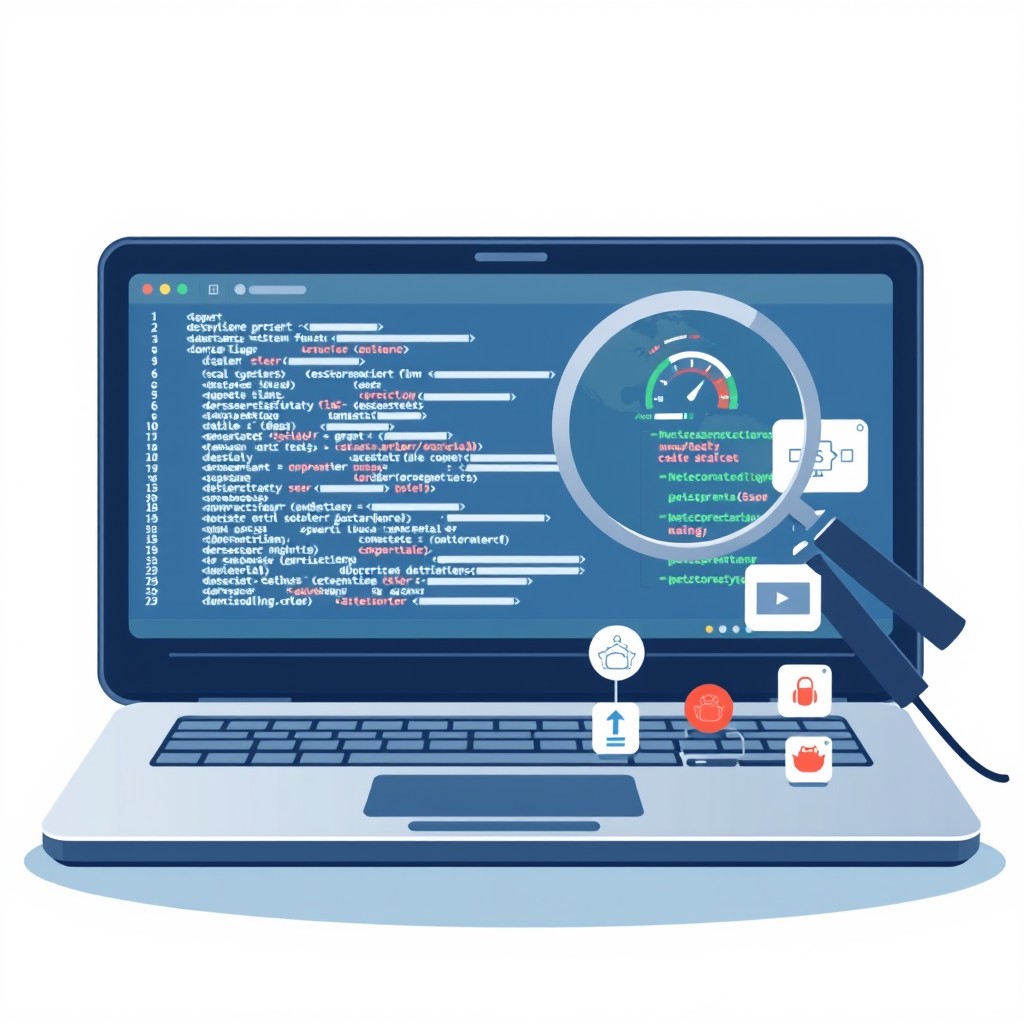 Professional Web Developer illustration