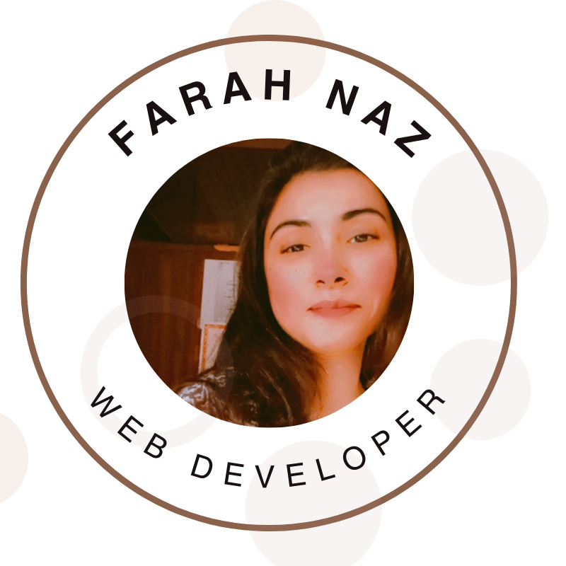 Farah Naz - Web Developer